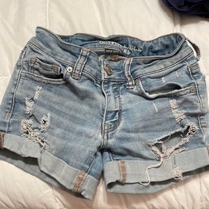 american eagle jean shorts